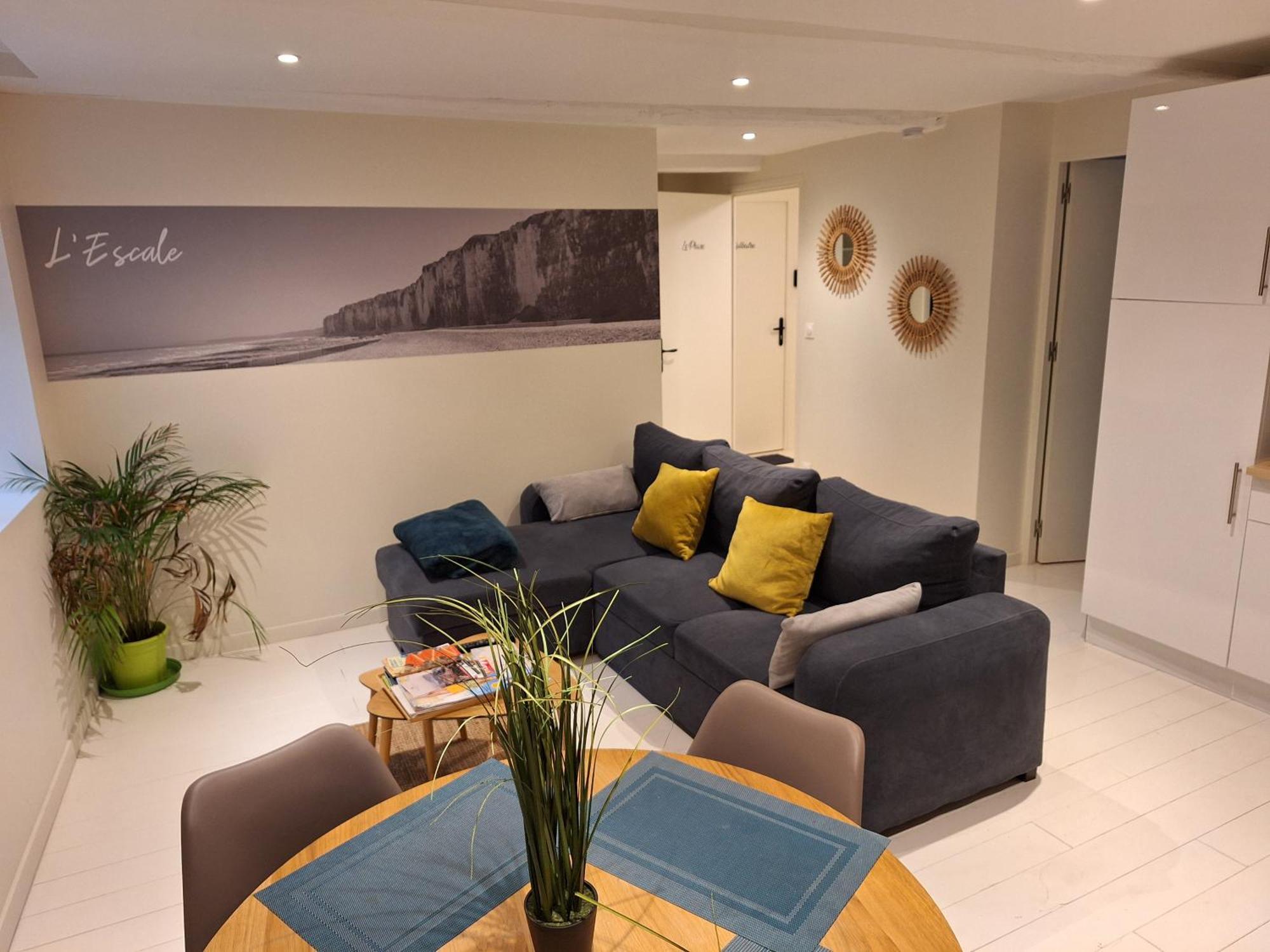 סן-ולרי-אן-קו Appartement Le Phare Au Pied Du Port מראה חיצוני תמונה
