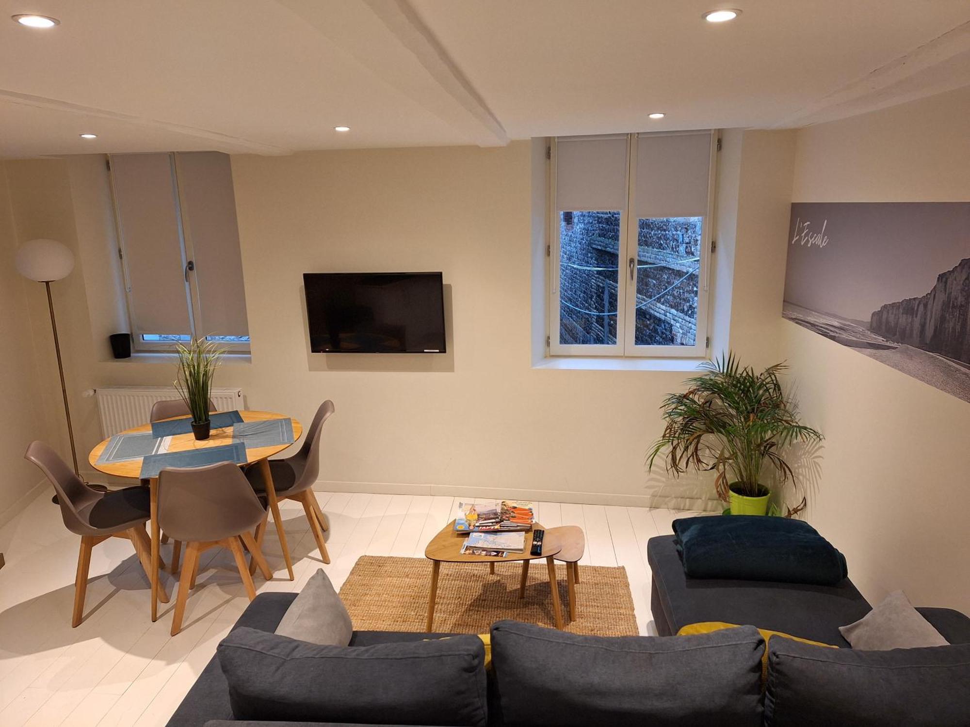 סן-ולרי-אן-קו Appartement Le Phare Au Pied Du Port מראה חיצוני תמונה